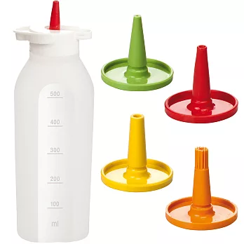《TESCOMA》Presto 4in1醬料擠壓瓶(500ml)