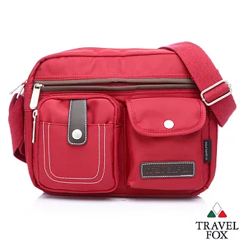 Travel Fox 旅狐西堤全防護側背包(紅)(TB605-04)紅色