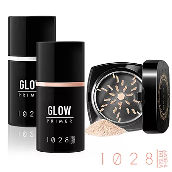 1028聚光燈打亮飾底蜜(兩色任選)+玻尿酸礦物超保濕蜜粉(兩色任選)珊瑚粉+光透膚