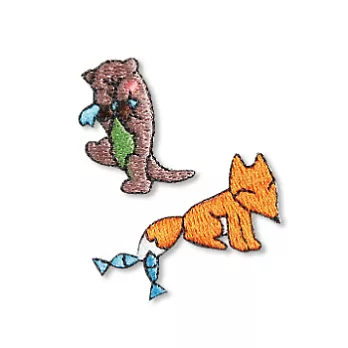 【京東都KYO-TO-TO】御伽草子シリーズ_狐狸釣魚(しっぽの釣り)繡片