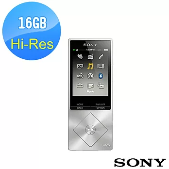 SONY Walkman NW-A25 高解析音樂播放器 16GB (銀色)