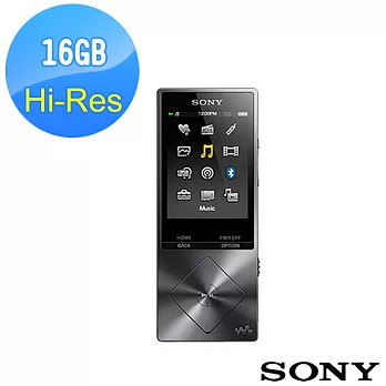 SONY Walkman NW-A25 高解析音樂播放器 16GB(黑色)