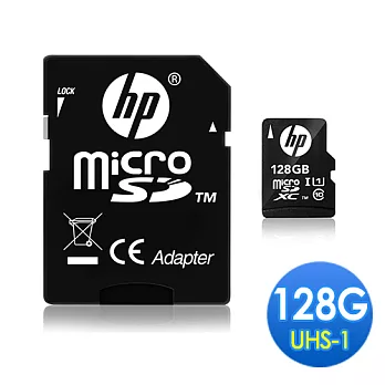 HP 128GB UHS-1 C10 microSDHC 記憶卡(含轉卡)