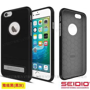 New SURFACETM 都會時尚雙色保護殼 for Apple iPhone 6 Plus / 6s Plus黑灰