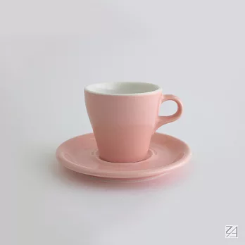 日本ORIGAMI 摺紙咖啡陶瓷組 卡布杯 180ml(粉紅色)粉紅色