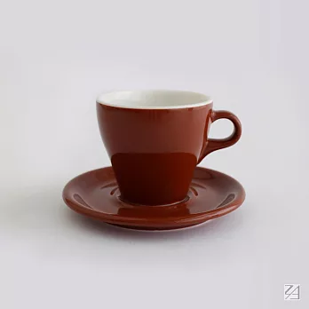 日本ORIGAMI 摺紙咖啡陶瓷杯組 拿鐵杯 250ml (咖啡色)咖啡色