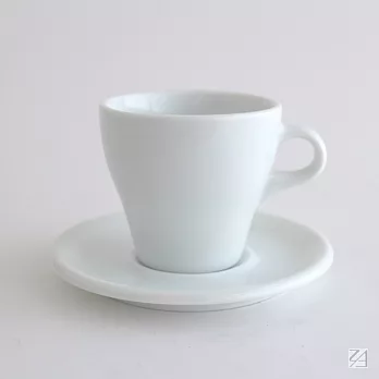 日本ORIGAMI 摺紙咖啡陶瓷組 拿鐵杯 250ml (純白色)純白色