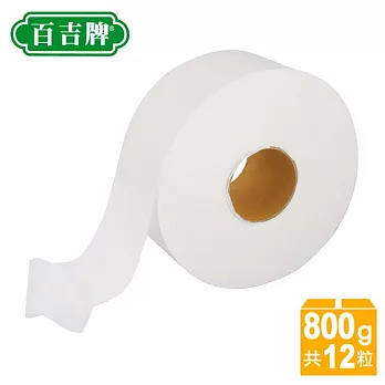 【箱購】百吉牌大捲筒衛生紙800g*12捲