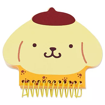 《Sanrio》布丁狗大臉造型迷你線圈便條本