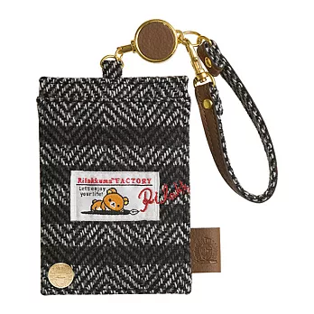 San-X 拉拉熊美國經典工廠系列伸縮車票夾