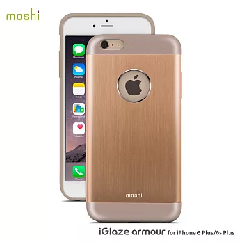 Moshi iGlaze armour for iPhone 6 Plus 超薄鋁製保護背殼玫瑰金