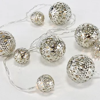 【SPICE】2015 聖誕節_銀色聖誕LED球型燈飾