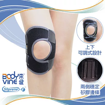 束健 護膝穩固套-強力包覆S黑S