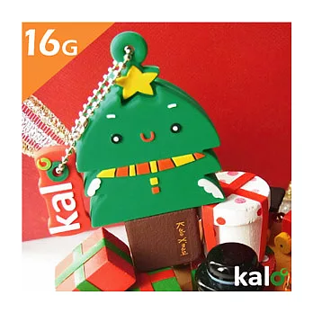 KALO 卡樂創意 造型隨身碟USB 聖誕交換禮物-16GB聖誕樹