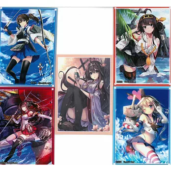 艦娘同人角色收集卡套第一組(一組5張)