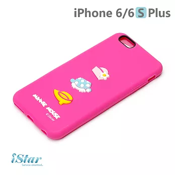 【日本 PGA-iJacket】正版迪士尼 iPhone6+/6S+ 3D浮雕矽膠系列軟殼 051-054半透明唐老鴨