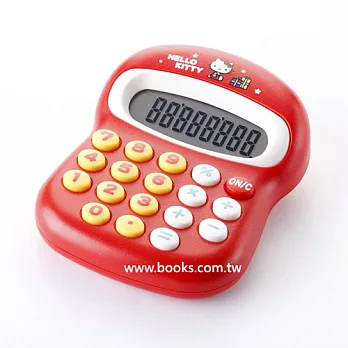 KT-100RD三麗鷗授權HelloKitty 可愛造型8位數計算機