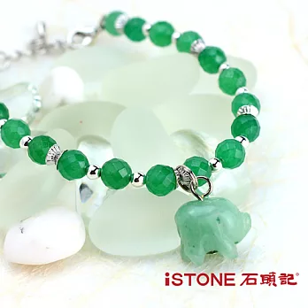 石頭記 六合貴人生肖東菱玉手鍊-豬東菱玉