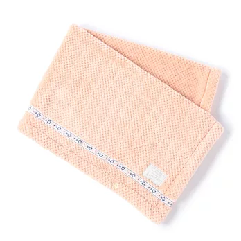 【Afternoon Tea】小花刺繡滾邊薄毯(粉紅色)