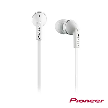 Pioneer SE-CL712T 入耳式通話音樂耳機白色