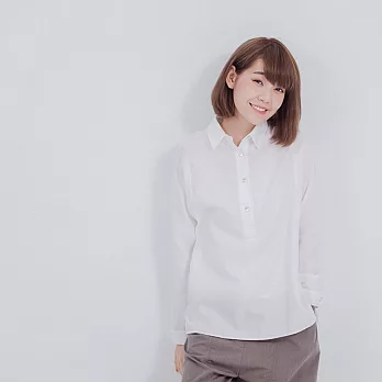 Nydia 蝶舞寬袖上衣FREE圓白紋