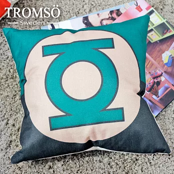 TROMSO-品味英倫棉麻抱枕/綠光戰警