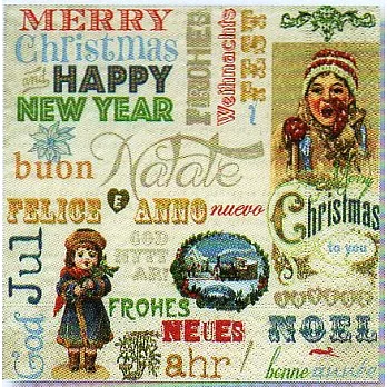 《Paper+Design》餐巾紙-Vintage Xmas復古聖誕節