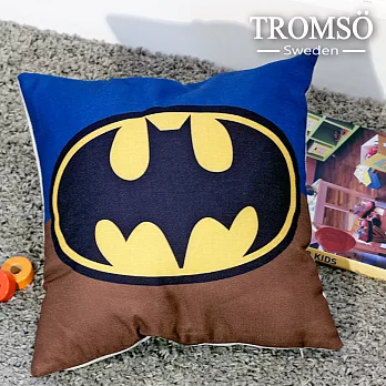 TROMSO-品味英倫棉麻抱枕/蝙蝠俠