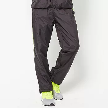 AIRWALK-休閒條紋撞色簡約風衣長褲XL黑