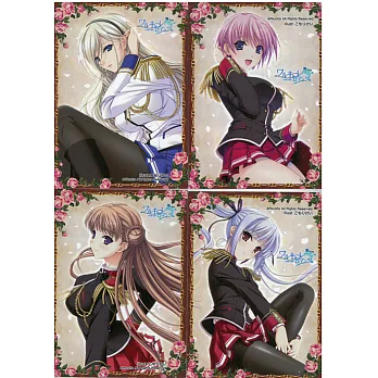 Walkure Romanze 少女騎士物語角色收集卡套組(新版)(一組4張)