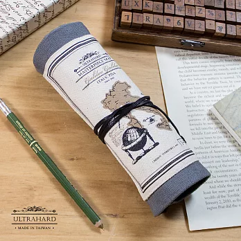 Ultrahard Masterpiece Map 卷軸筆袋系列- 伽利略(灰)