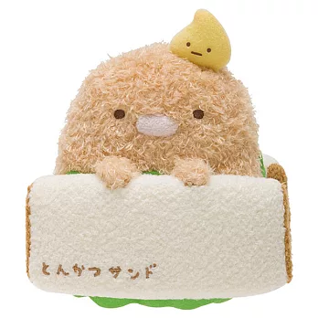 San-X 角落公仔角落咖啡廳系列毛絨公仔。炸豬排