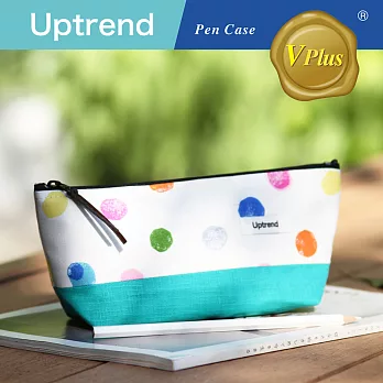 Uptrend/V-plus‧飛吧!夢 寬底筆袋(蘋果綠)