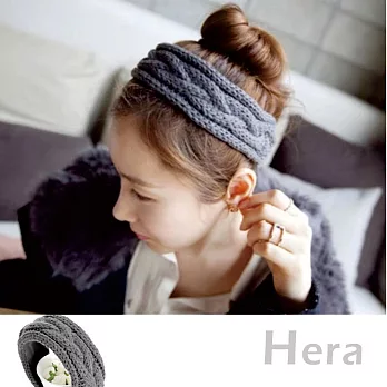 【Hera】赫拉 毛線針織寬版麻花髮箍