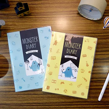 迪夢奇小怪獸週記本-黃