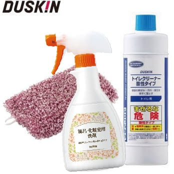 【DUSKIN】浴廁潔淨3件組(衛浴清潔、一組搞定)