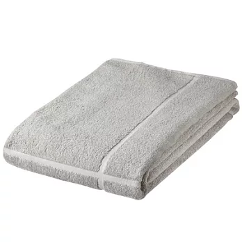 [MUJI無印良品]有機棉可剪裁柔舒浴巾/淺灰淺灰