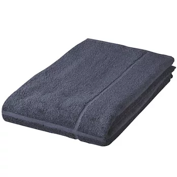 [MUJI無印良品]有機棉可剪裁柔舒浴巾/深藍深藍