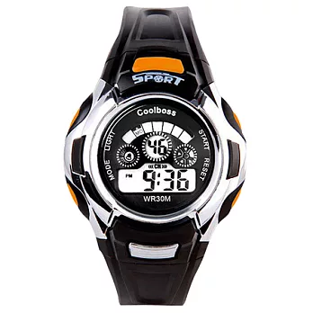 Watch-123 未來領袖-時尚美學戶外跑跳電子腕錶 (5色任選)橘色