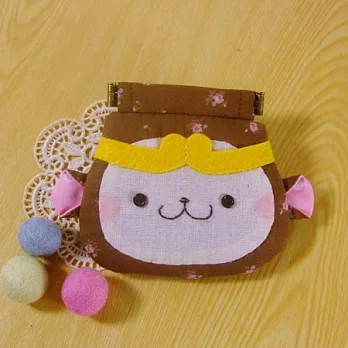 手縫ok!-美猴王口夾小包(拼布材料包)