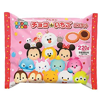 日本【布如蒙】迪士尼X’mas雙味餅乾-巧克力&草莓