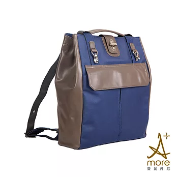 Amore Stark 輕商旅 公事包- 直藍+灰綠