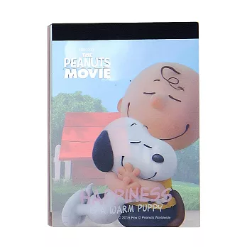 《sun-star》SNOOPY-史努比 The Peanuts Movie系列迷你便條本(幸福抱抱)