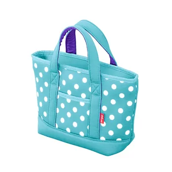 CB水玉點點系列可洗可拆保冷托特手提袋4L 海洋藍
