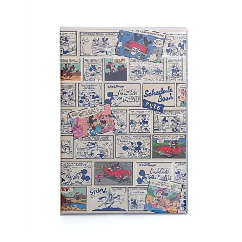 《sun-star》迪士尼2016月間手帳L(滿版趣味漫畫)