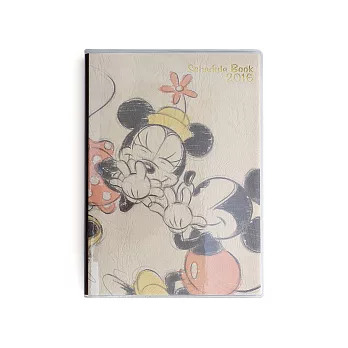 《sun-star》迪士尼2016 B6週間手帳(手繪米奇米妮)