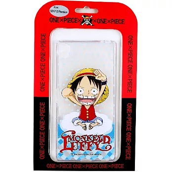 【航海王】Sony Xperia Z5 Premium 5.5吋 雲朵系列 彩繪透明保護軟套魯夫