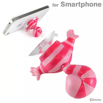 正版迪士尼 大屁屁 吸盤式手機架 萬用手機支架 手機座-柴郡貓柴俊貓