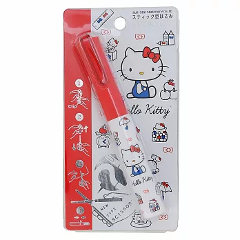 《Sanrio》HELLO KITTY stickyle攜帶型剪刀(可愛小物)