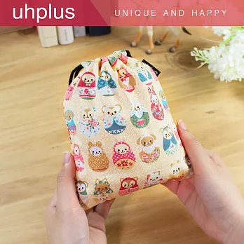 uhplus 迷你束口袋- 微笑娃娃